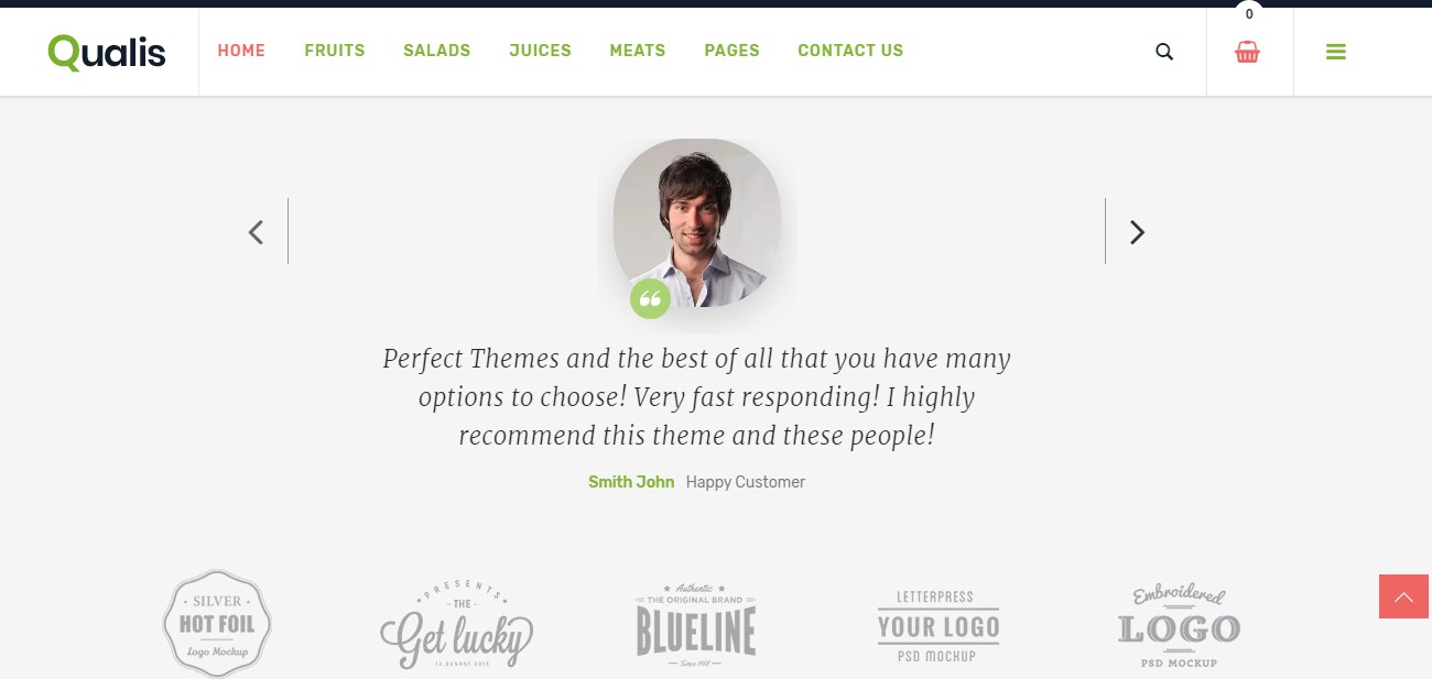 Mẫu website bán rau quả sạch T002