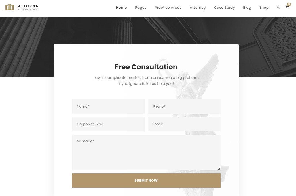 Mẫu website công ty luật T005