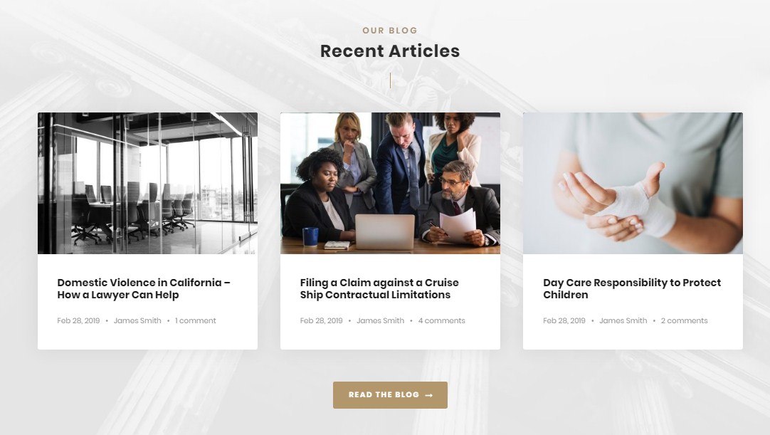 Mẫu website công ty luật T005