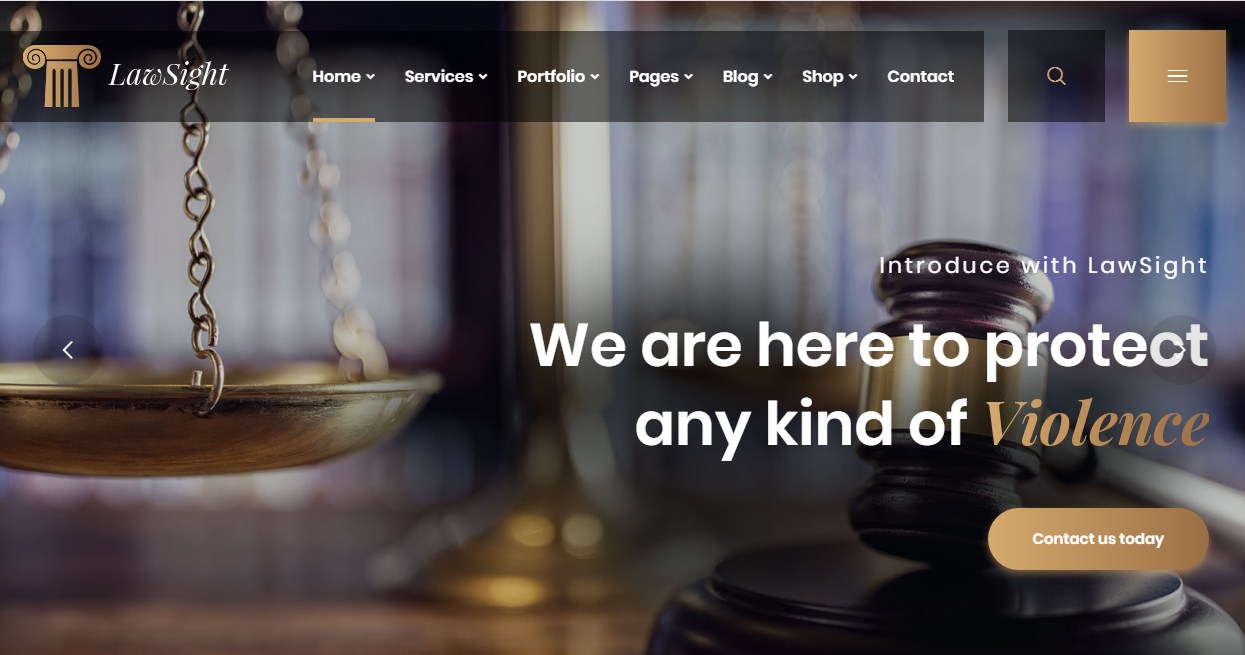 Mẫu website công ty luật T008