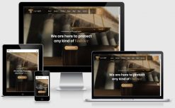 Mẫu website công ty luật T008