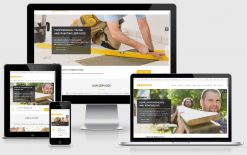 Mẫu website công ty xây dựng T011