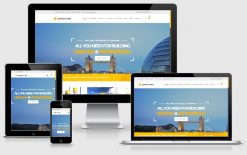 Mẫu website công ty xây dựng T012
